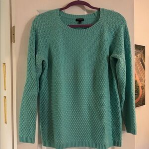 Talbots Aqua Knit Pullover size large
